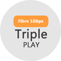 1 Gbps Fibre Triple Play - PEO TV